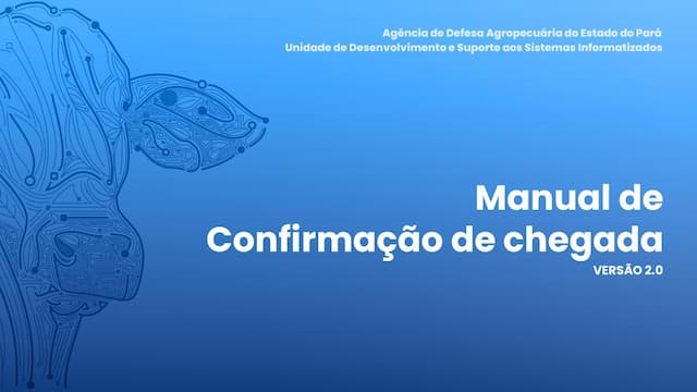 Manual de Confirmação de Chegada